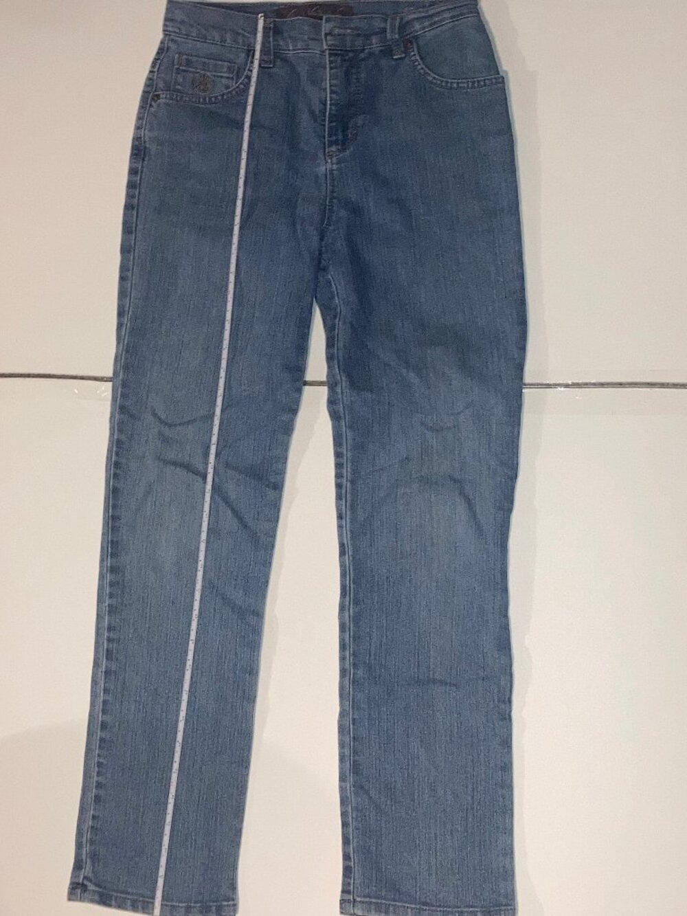 Gloria Vanderbilt Petite Straight Leg Jeans Pants 4P